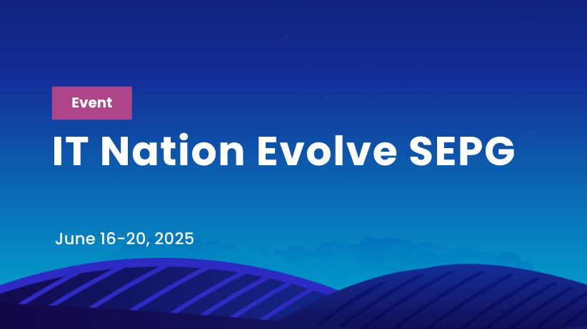 IT Nation Evolve SEPG 2025